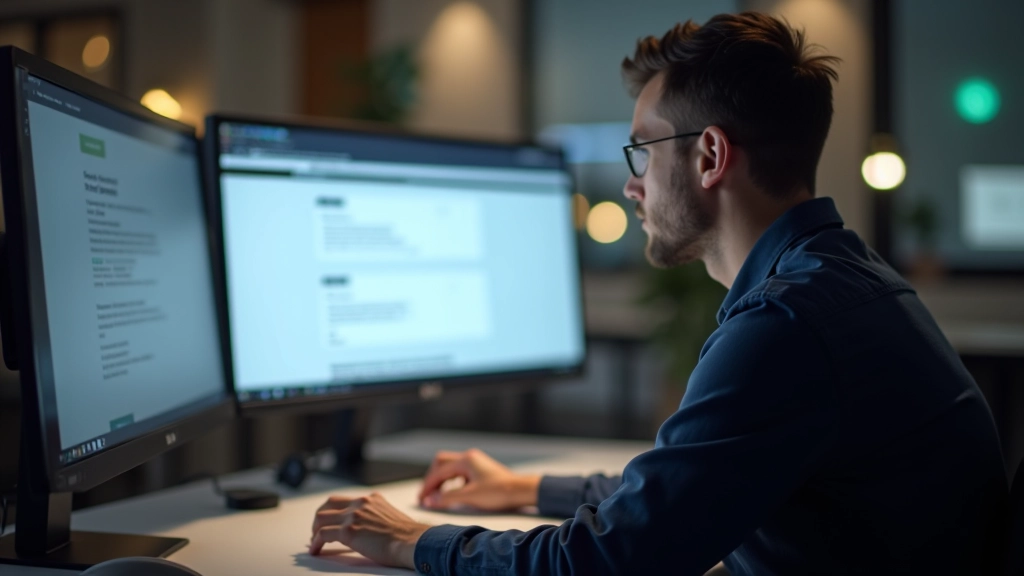 Designer testet Webseite auf Kontrastprobleme mit verschiedenen Tools und Bildschirm-Helligkeitsszenarien