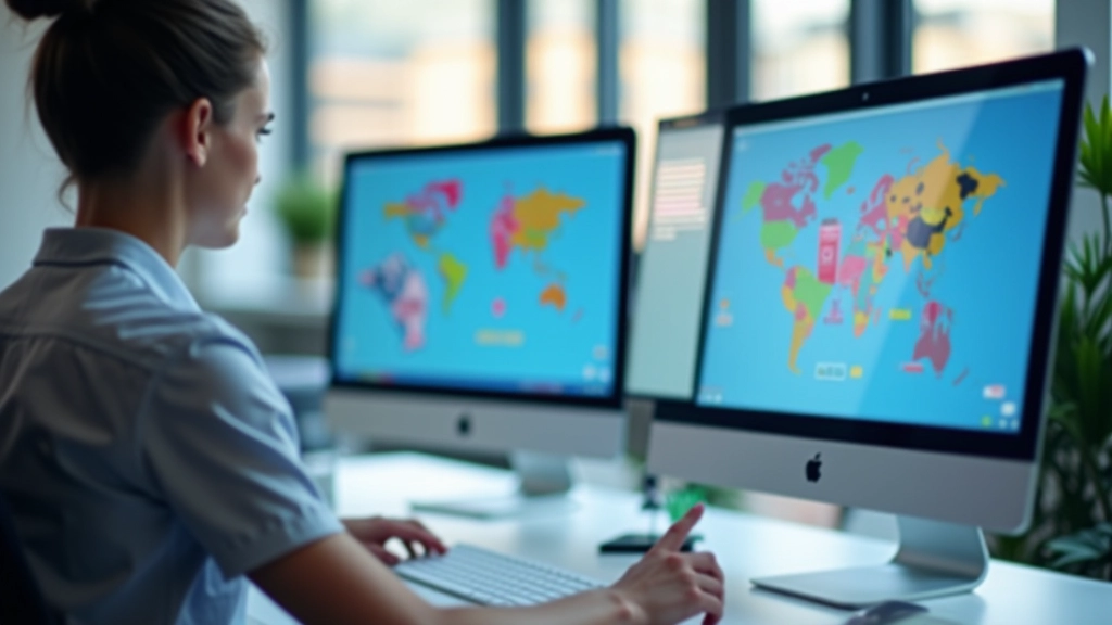 Verschiedene Designscreens mit Kontrast-Überprüfungsinformationen und Messungen