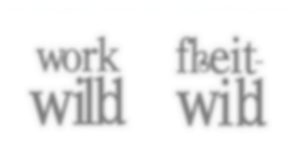 Vergleich von zwei Text-Beispielen nebeneinander: Links niedriger Kontrast mit schlechter Lesbarkeit, rechts hoher Kontrast mit klarem, lesbarem Text